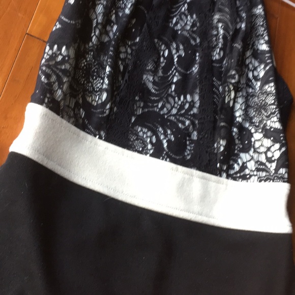 Black and cream dress - Picture 3 of 5